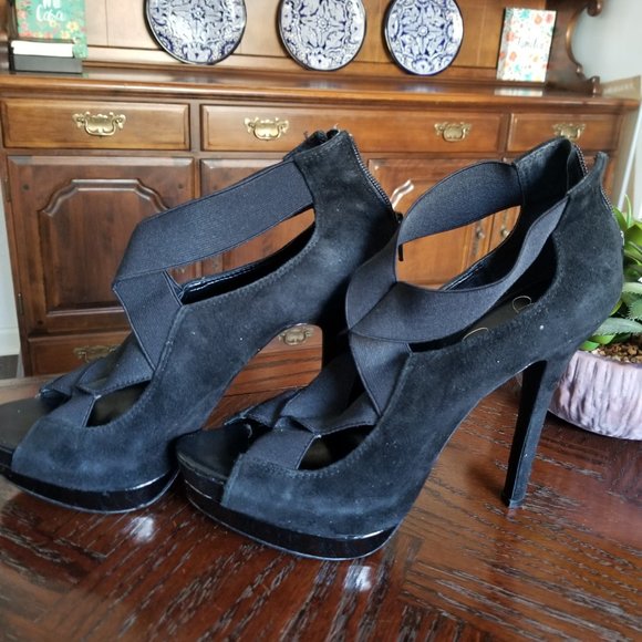 Jessica Simpson Black Heel 8.5 - Picture 3 of 7